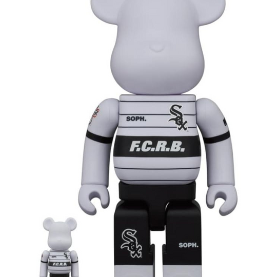 Bearbrick F.C.R.B × CHICAGO WHITE SOX 100% & 400%