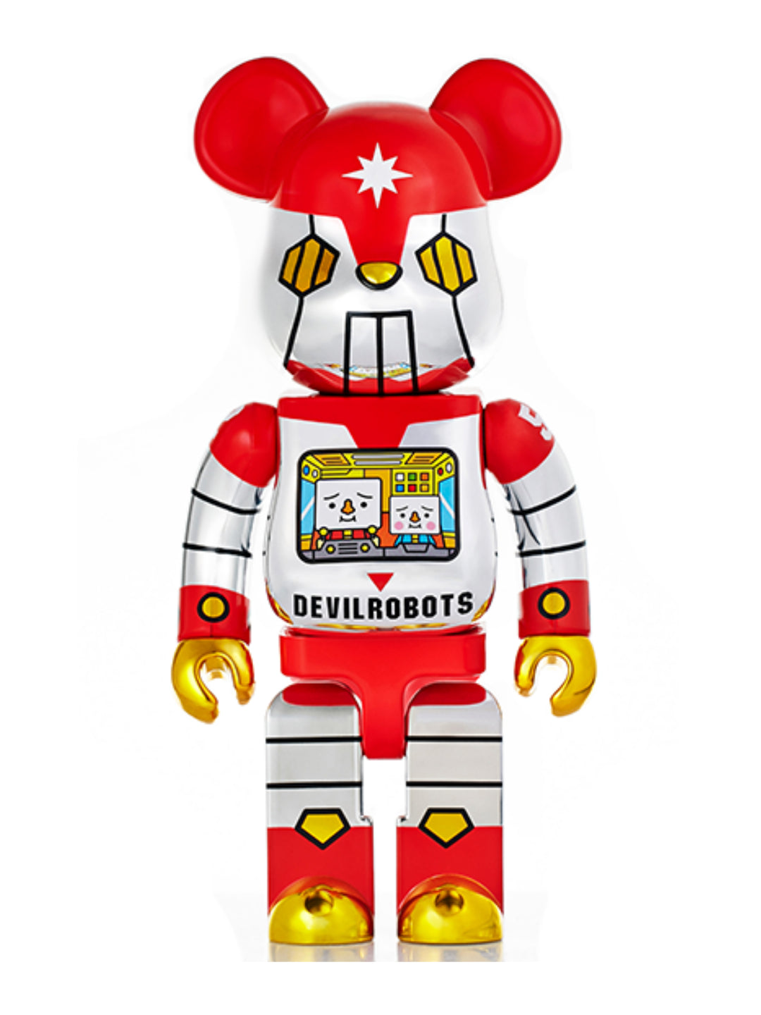 MEDICOM TOY - DEVILROBOTS　BE@RBRICK Medicom 400% Kubrick ~ Devilrobots To Fu 25th Anniversary Be