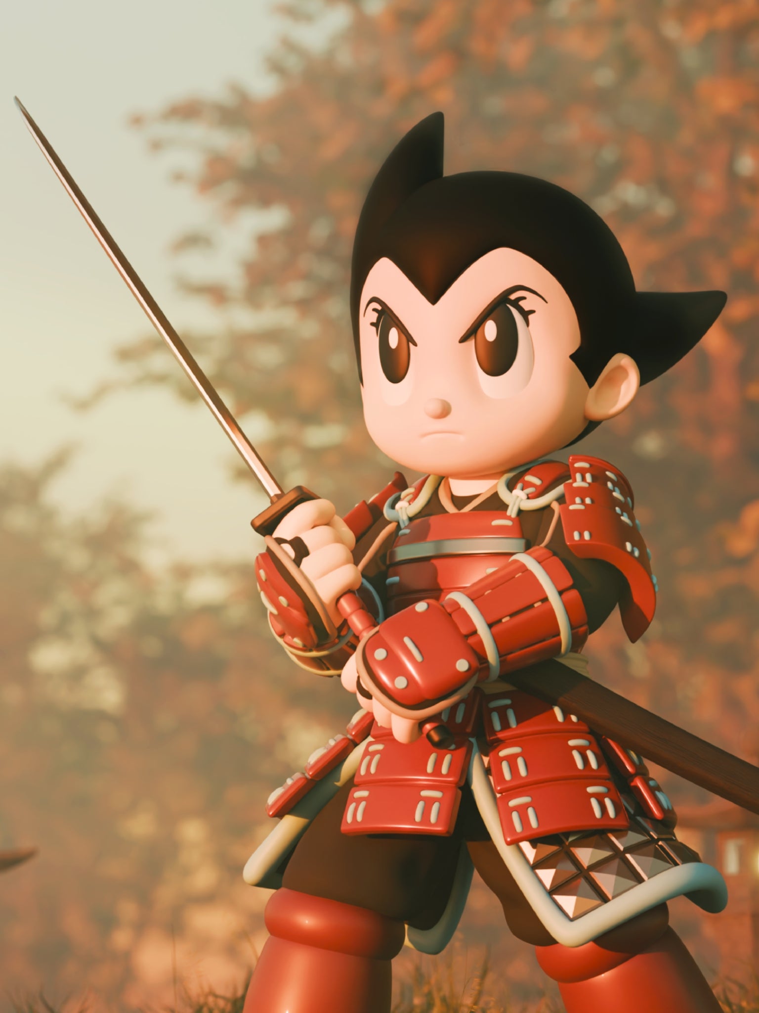 AstroBoy Red Boots Samurai - ActionCity