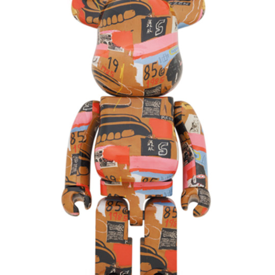 BE@RBRICK Andy Warhol x Jean Michel Basquiat #2 1000%