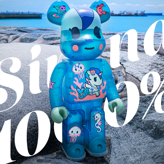 ActionCity x tokidoki BE@RBRICK 1000% (Mermicorno: Sirena)