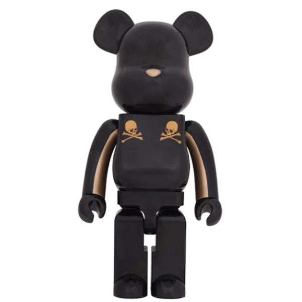 BE@RBRICK Mastermind Japan Black & Gold Stripe 1000%