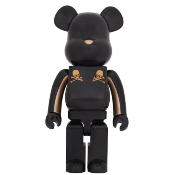 BE@RBRICK Mastermind Japan Black & Gold Stripe 1000% BE@RBRICK Mastermind Japan Black & Gold Stripe 1000%