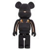 BE@RBRICK Mastermind Japan Black & Gold Stripe 1000%