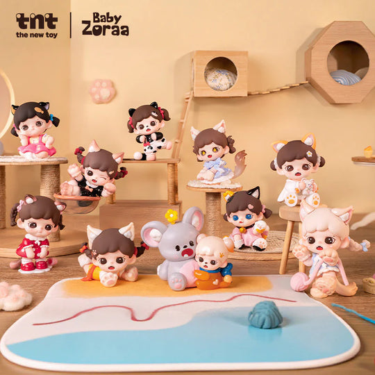 Zoraa Meow Cat Face Mini Series Figures