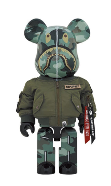 a bathing ape CHIMP GENERALフィギュアセット bape_x_alpha_industries_bearbr
