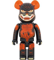 BE@RBRICK Godzilla from Godzilla vs Destoroyah (Meltdown: Clear Orange Ver.) 1000%