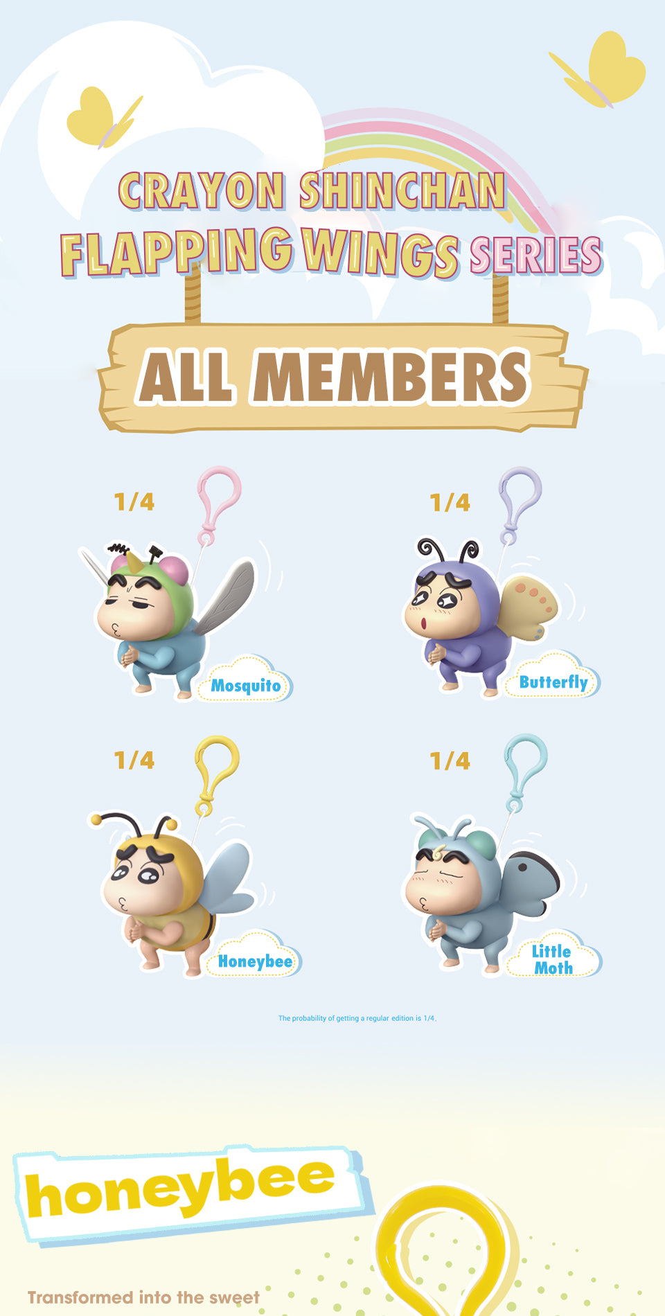 Crayon Shinchan Flapping Wings Series Blind Box