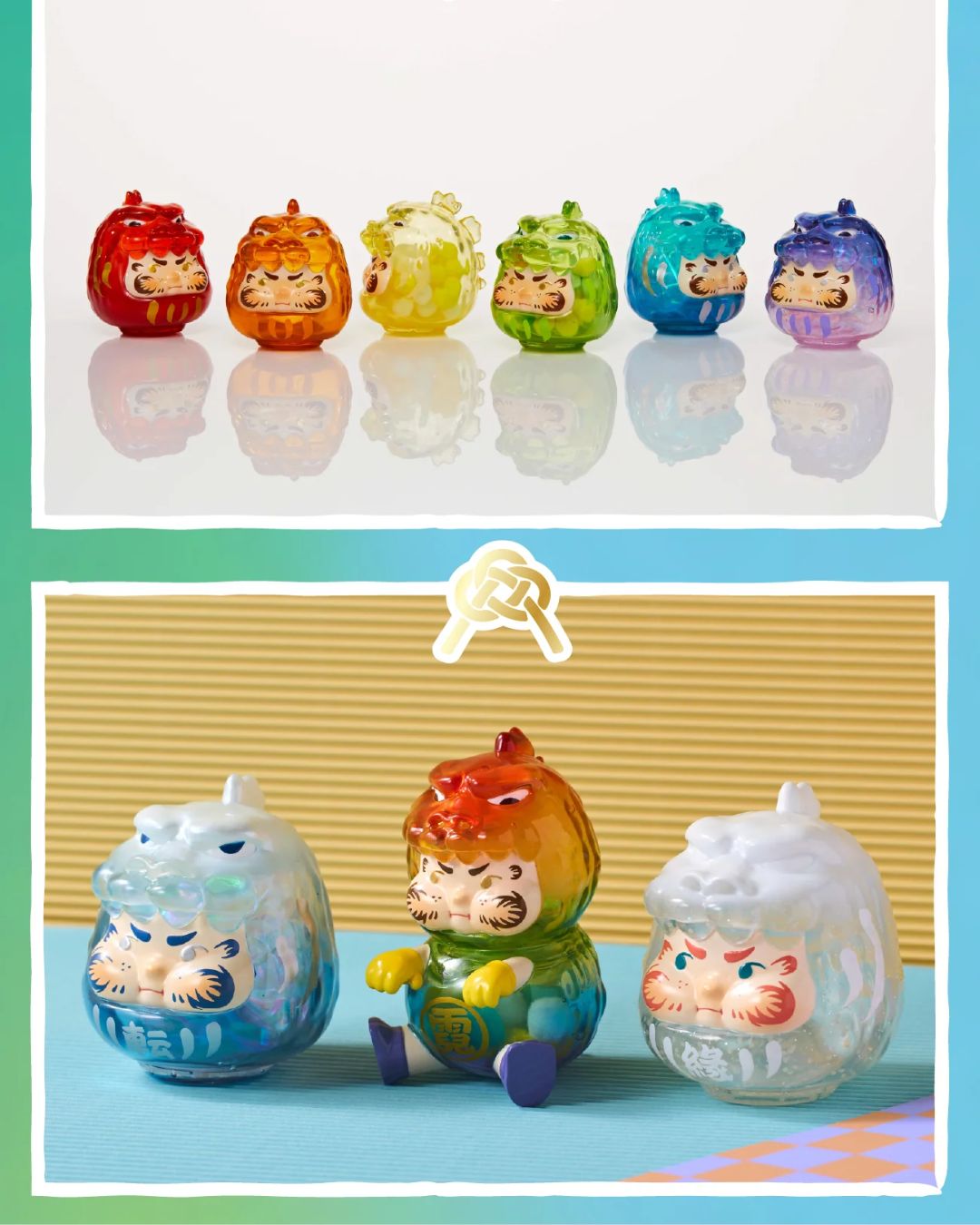PP X MONSTER Rainbow Daruma Blind Box – ActionCity