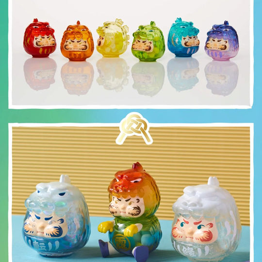 PP X MONSTER Rainbow Daruma Blind Box