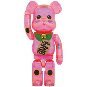 BE@RBRICK Manekineko Clear Peach Chrome 1000%(ASK)