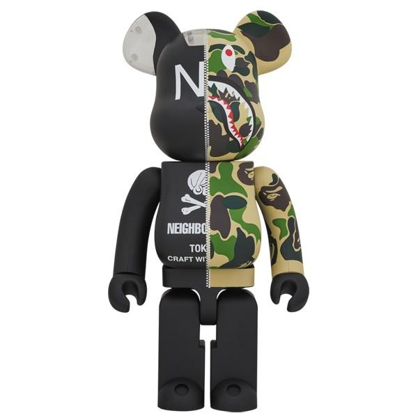 BE@RBRICK A Bathing Ape × Neighborhood 1000% (ASK)