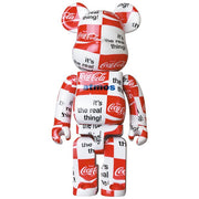 BE@RBRICK Atmos × Coca-Cola Checkerboard 1000% (ASK)