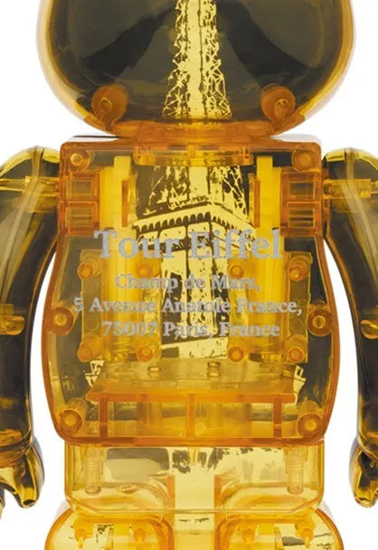 Bearbrick Eiffel Tower Golden Gown Ver. 100% & 400%