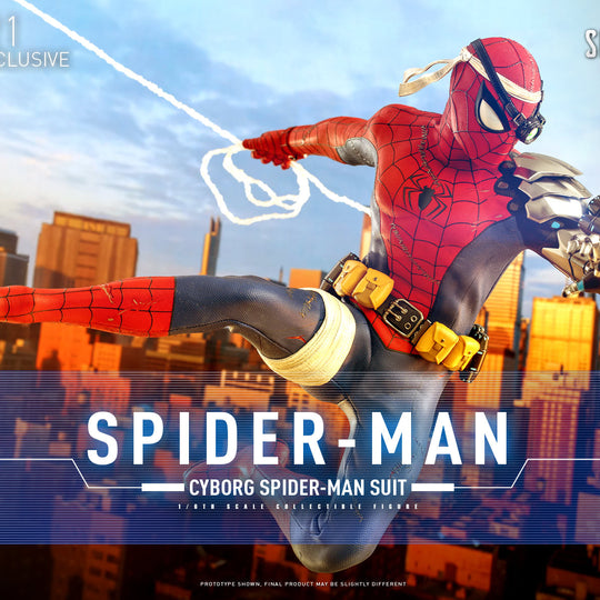 VGM51 – Marvel's Spider-Man - 1/6th scale Spider-Man (Cyborg Spider-Man Suit) Collectible Figure [Toy Fair Exclusive]