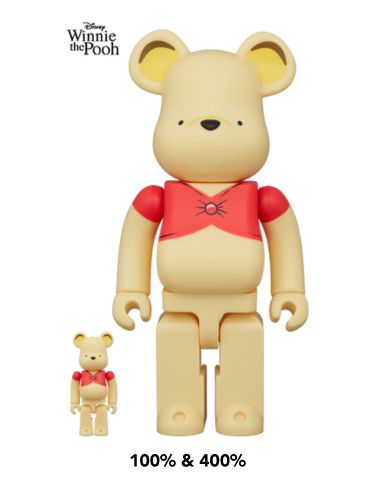 [Pre-Order] BE@RBRICK Winnie the Pooh (ORIGINAL Ver.) 100％ & 400％