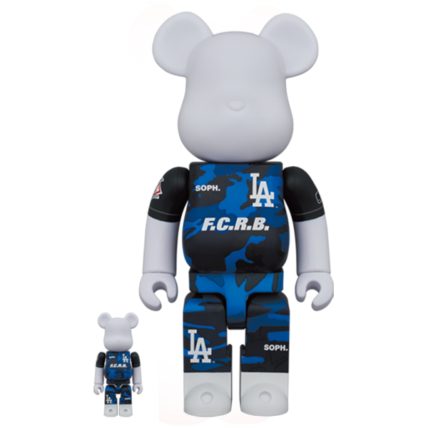 BE@RBRICK FCRB x Los Angeles Dodgers 100% & 400%