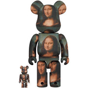BE@RBRICK Leonard De Vinci Mona Lisa 100% & 400%