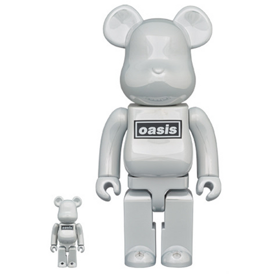 BE@RBRICK Oasis White Chrome 100% & 400%