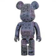 BE@RBRICK BAPE(R) Black Bandana 1000%