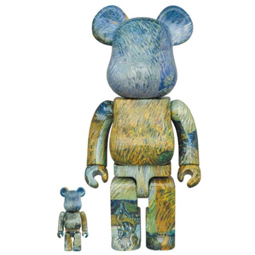 BE@RBRICK Van Gogh Country Road in Provence by Night 100% & 400%