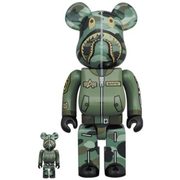 BE@RBRICK BAPE(R) × Alpha 100% & 400%