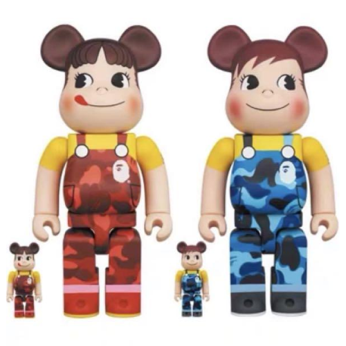 BE@RBRICK BAPE(R) × Peko-chan & Poco-chan 100％ & 400％ – ActionCity