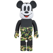 BE@RBRICK BAPE(R) Mickey Mouse 1000% Green - ActionCity