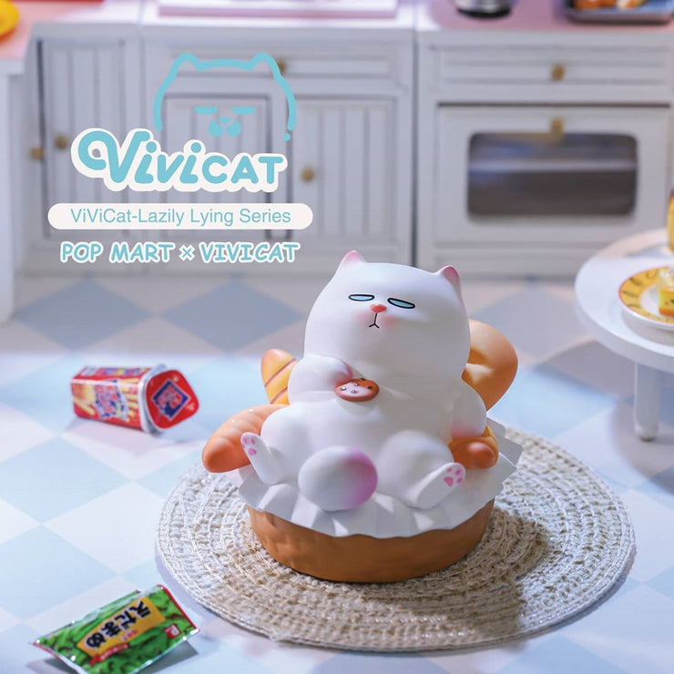 ActionCity Live: POP MART Vivicat Lazily Lying Series 3 - Case of 9 Blind Boxes - ActionCity