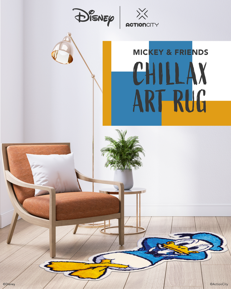 Mickey and Friends Chillax Art Rug (Donald)