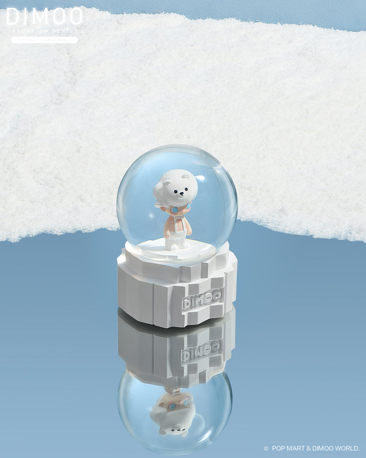 POP MART Dimoo Aquarium Series (Crystal Polar Bear Ball)