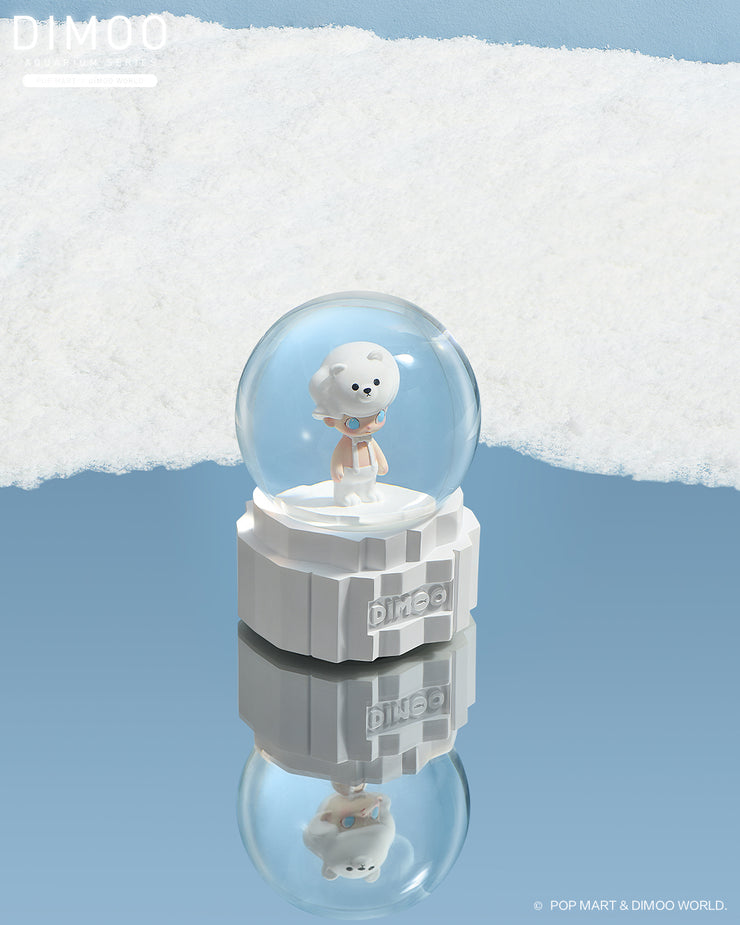 POP MART Dimoo Aquarium Series (Crystal Polar Bear Ball)