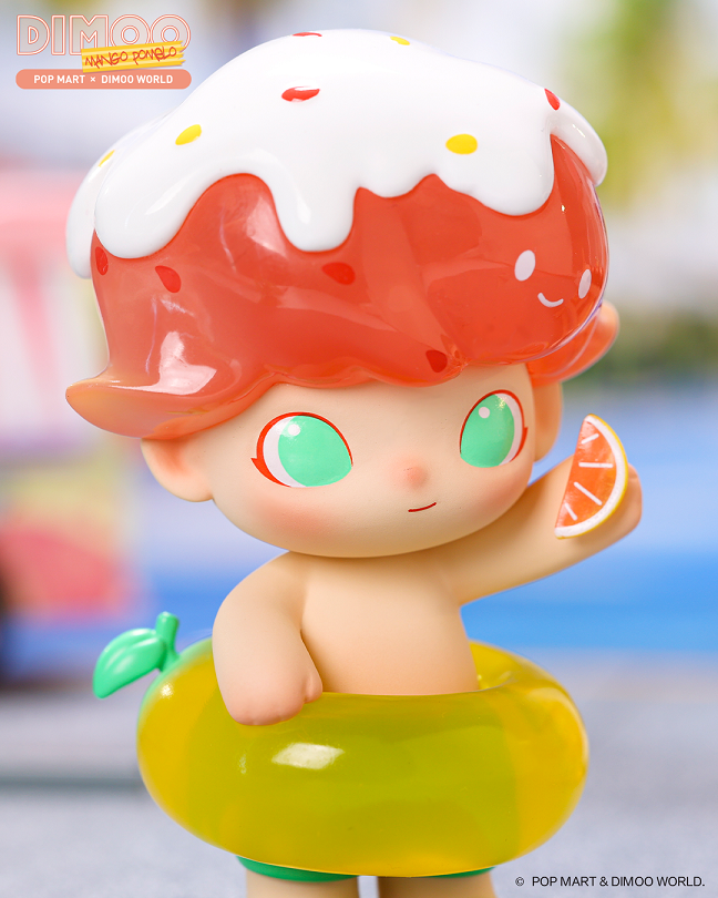 POP MART Dimoo Mango Pomelo 100% Limited Edition Figure