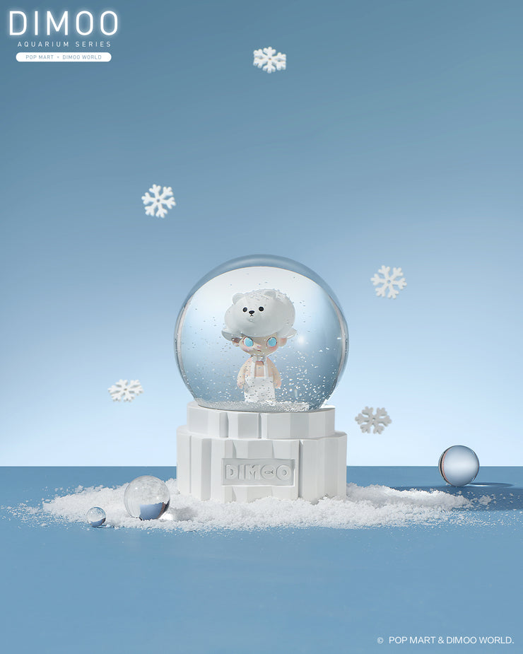 POP MART Dimoo Aquarium Series (Crystal Polar Bear Ball)