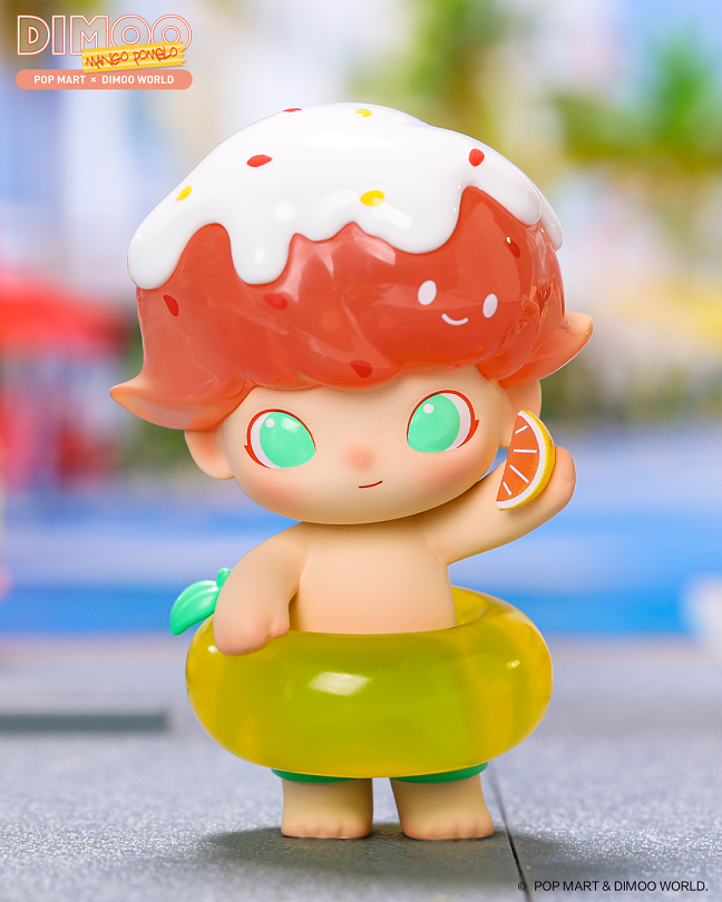 POP MART Dimoo Mango Pomelo 100% Limited Edition Figure