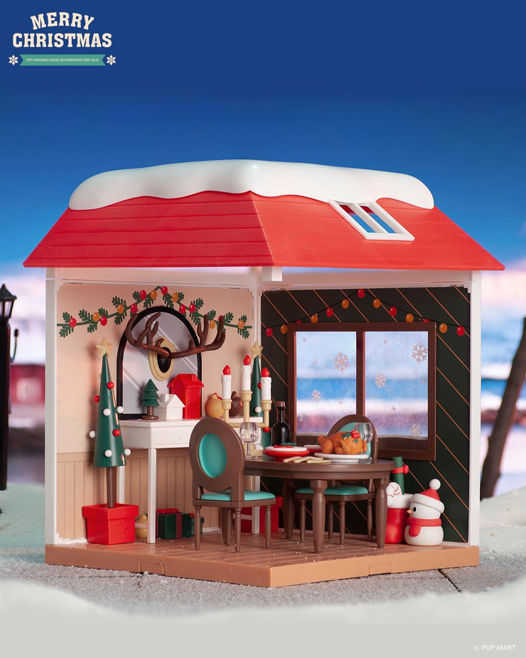 POP MART Pop Christmas Cabin Assembly Model (Christmas Fairy Tale)