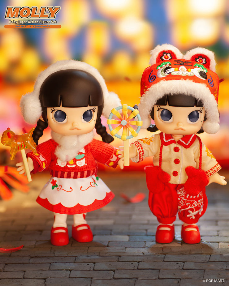 POP MART Molly Baby Tiger Action Big Figure