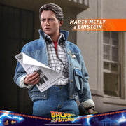 MMS573 - 1/6th scale Marty McFly and Einstein Collectible Set
