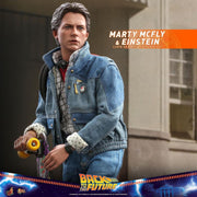 MMS573 - 1/6th scale Marty McFly and Einstein Collectible Set