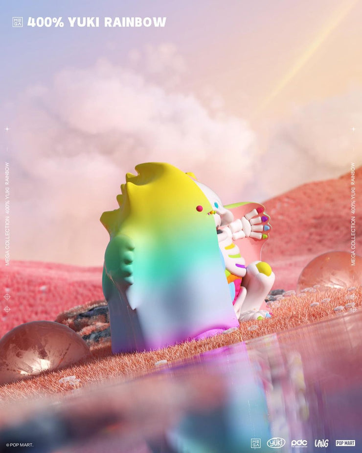 POP MART Yuki Rainbow 400%