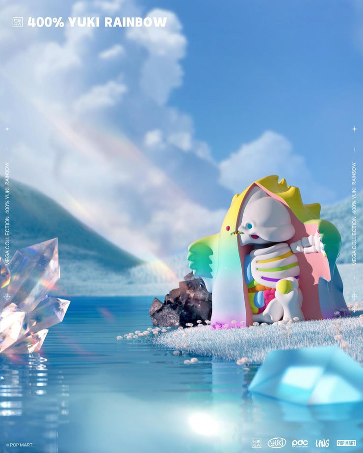POP MART Yuki Rainbow 400%