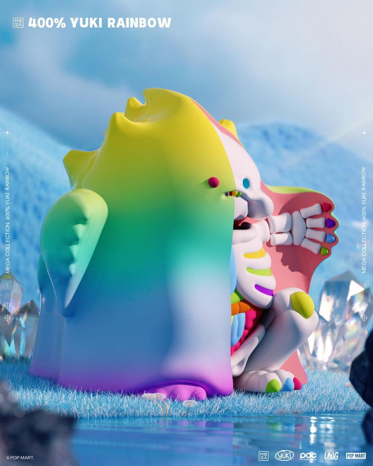 POP MART Yuki Rainbow 400%