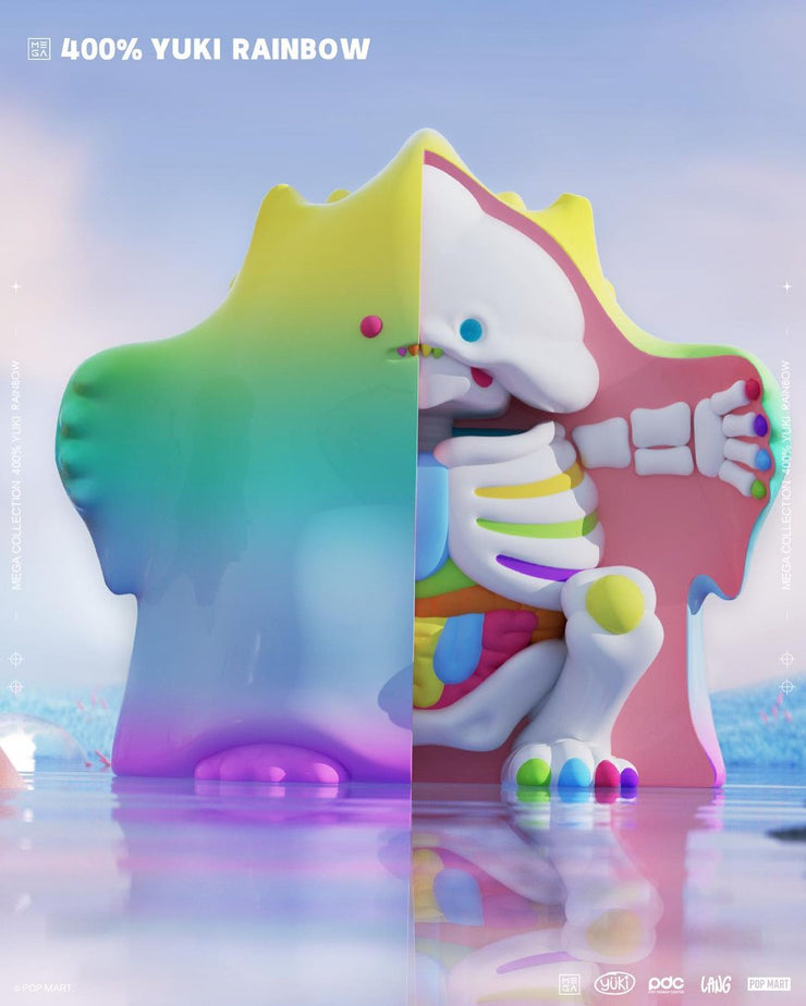 POP MART Yuki Rainbow 400%
