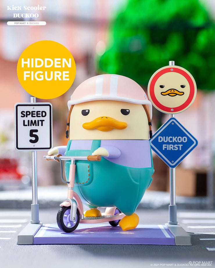 POP MART Duckoo Kick Scooter Figure