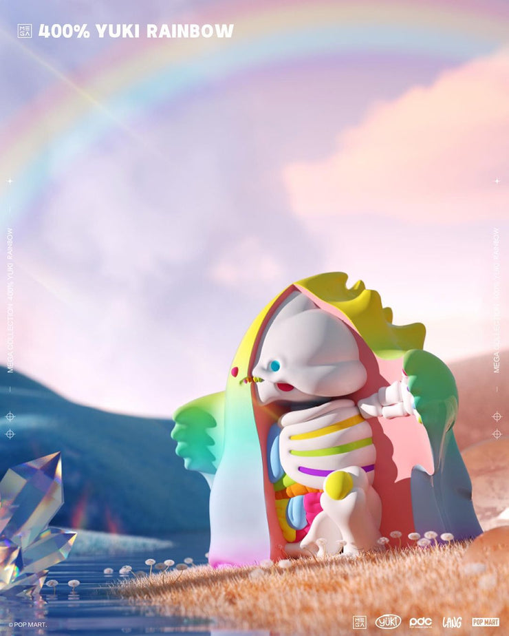 POP MART Yuki Rainbow 400%