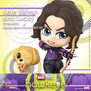 COSB913 – Kate Bishop and Lucky Cosbaby (S) Bobble-Head Collectible Set