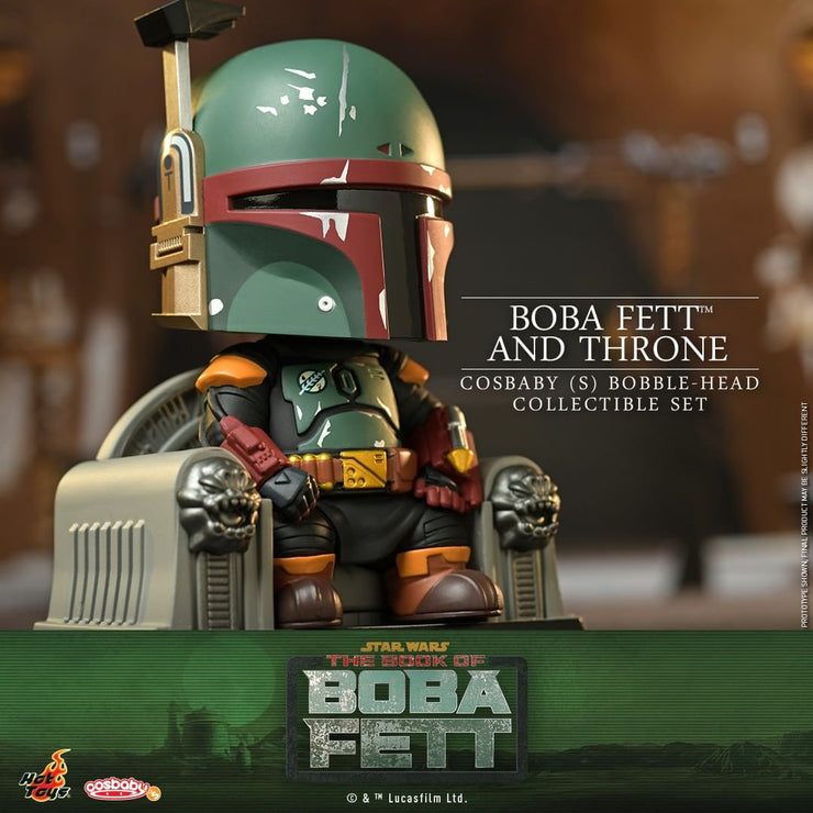COSB928 - The Book of Boba Fett COSB(S) - Boba Fett and Throne Bobble-Head Set