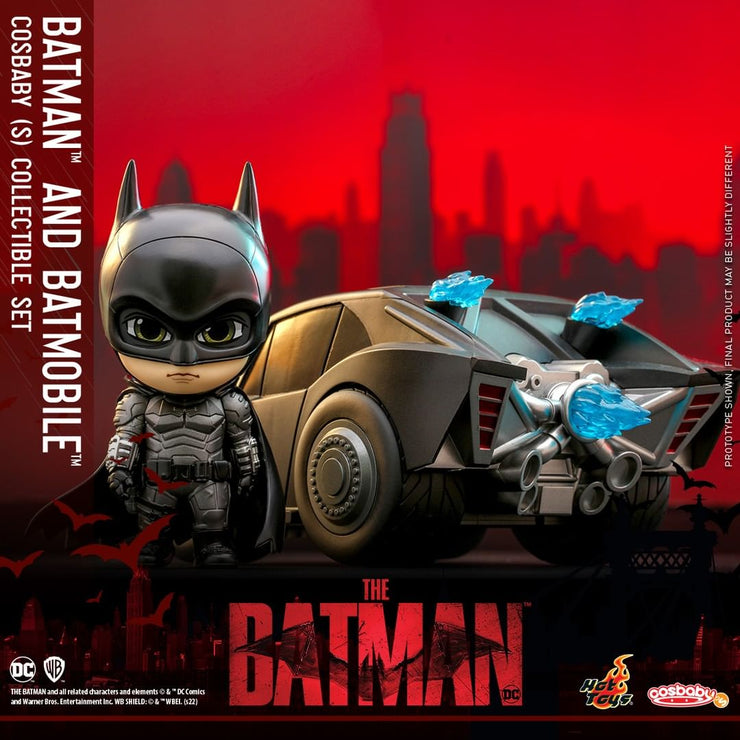 COSB943 - Batman and Batmobile Cosbaby (S) Collectible Set
