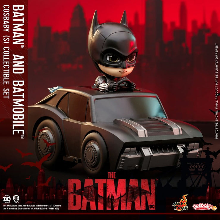 COSB943 - Batman and Batmobile Cosbaby (S) Collectible Set