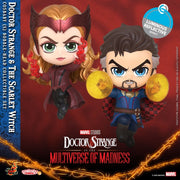 COSB946 – Doctor Strange & The Scarlet Witch Cosbaby (S) Bobble-Head Collectible Set